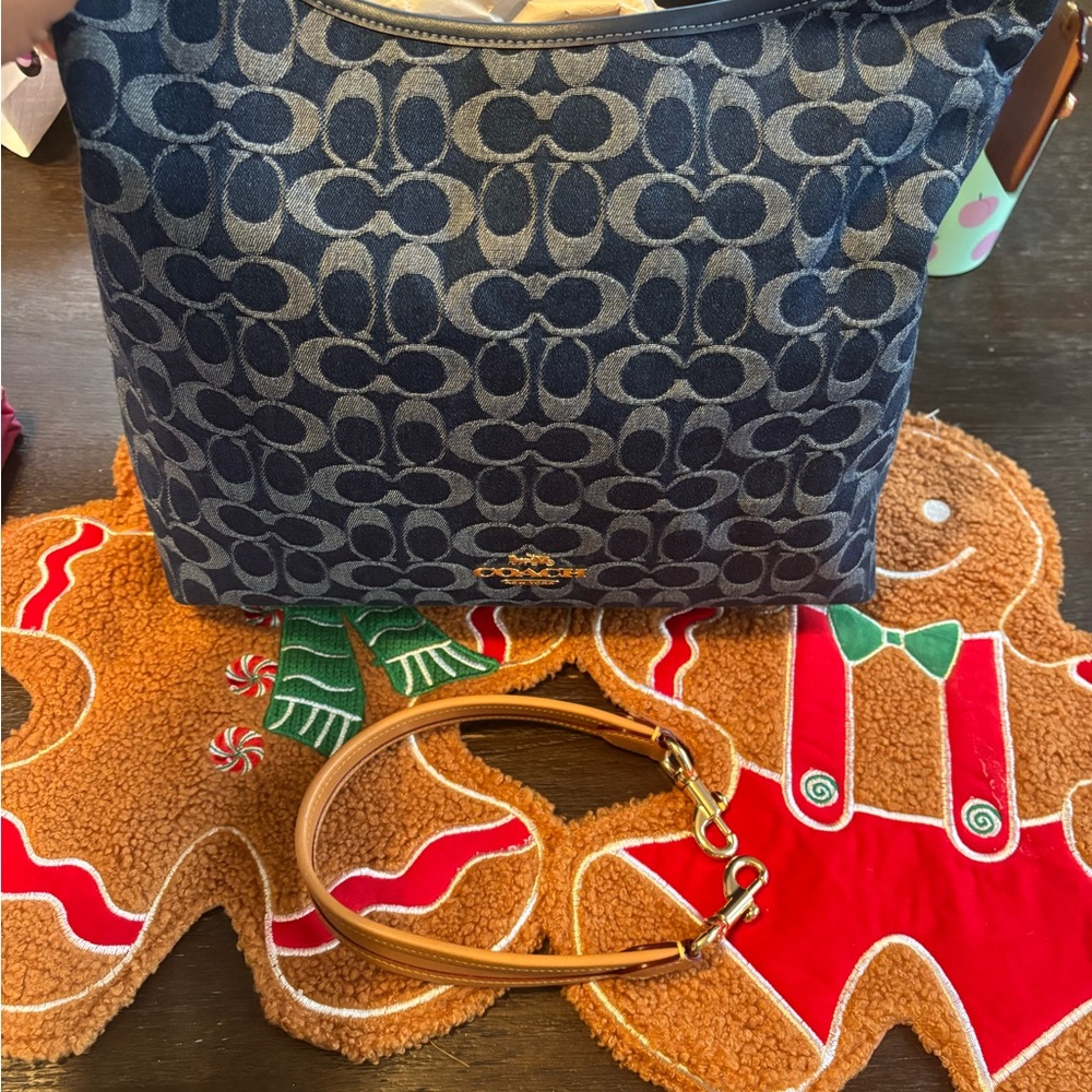 Coach Denim Large Laurel